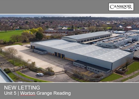 Canmoor are pleased to announce the new letting of Unit 5, Worton Grange, Reading!