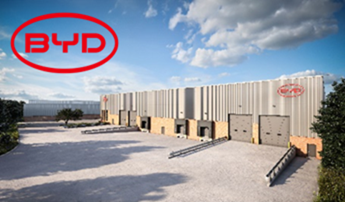 BYD Steers into Reading with 55,000 sq ft Hub