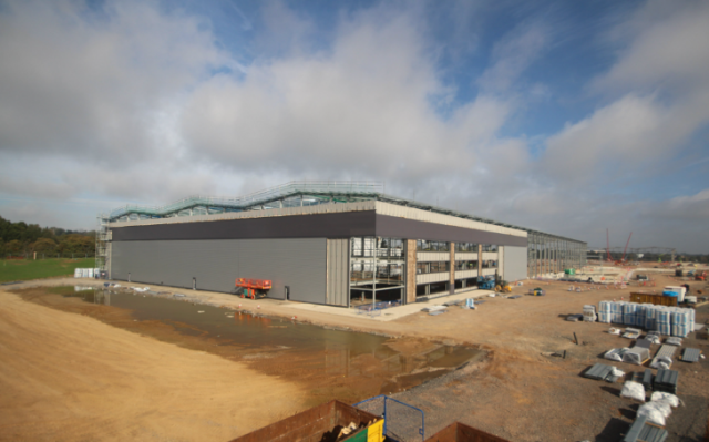 Steels up at Leicester Logistics Park